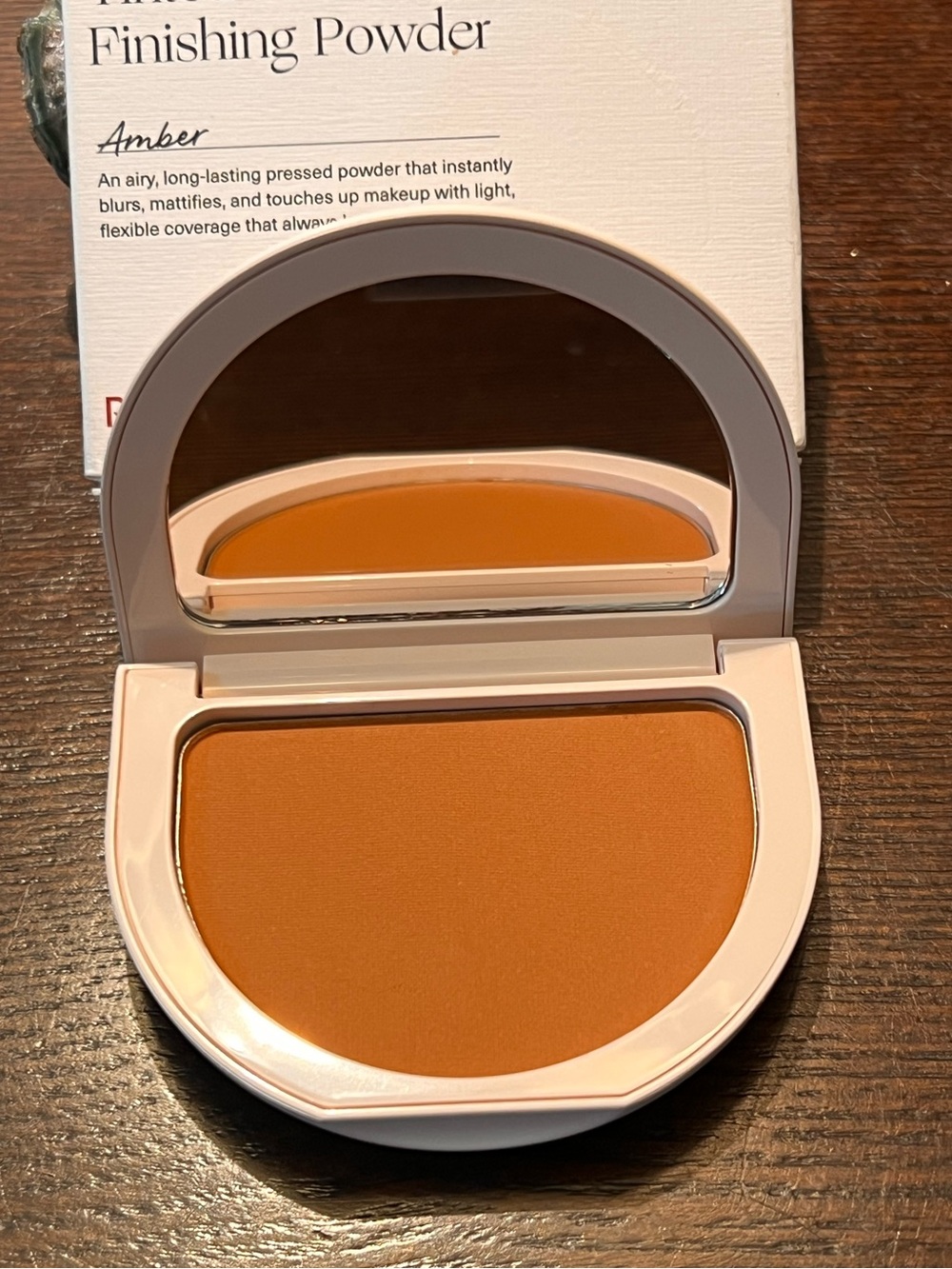 True to Myself Rare Beauty *Amber* Tinted Pressed Finishing Powder NIB